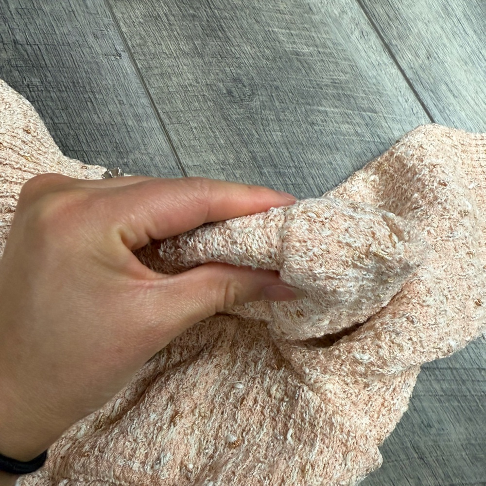 St. John Peach Knit Jacket - Picture 10 of 16